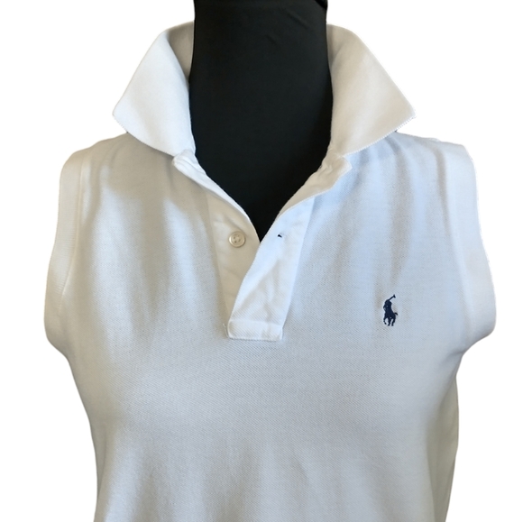 Ralph Lauren Sport Sleeveless Cotton Women's Shirt - Picture 6 of 12